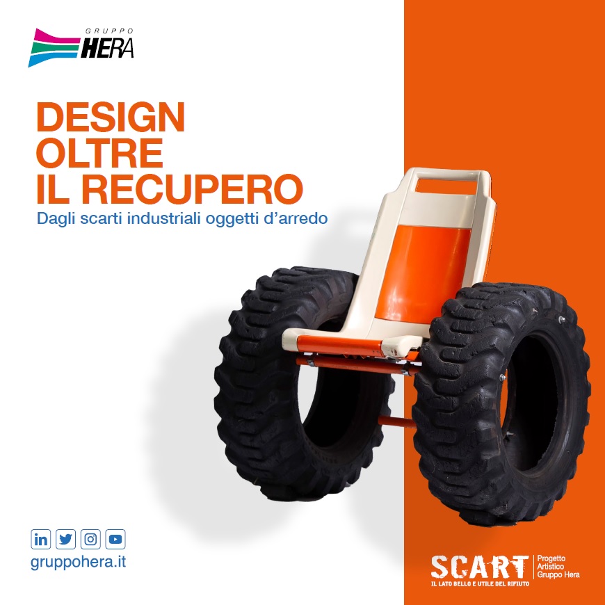 A Pescara la mostra ‘Design oltre il recupero. Dagli scarti industriali oggetti d’arredo’